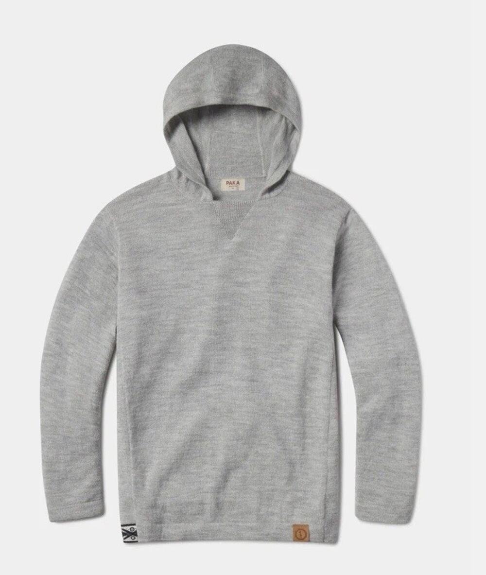 PAKA the alpaca Light Grey hoodie size XX-small Unisex